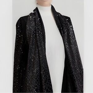 Ellen Tracy Black Sparkling Cardigan